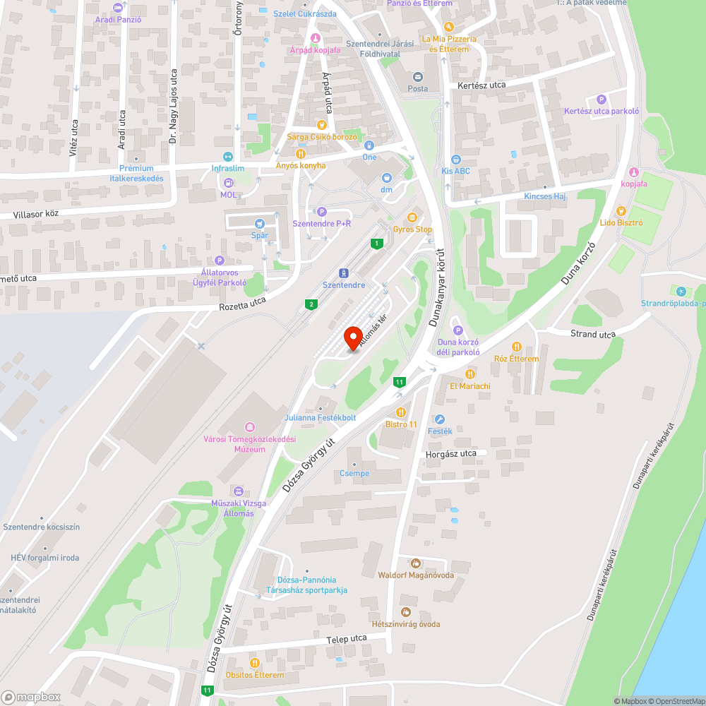 Elromlott automata a szentendrei állomáson bejelentés helye