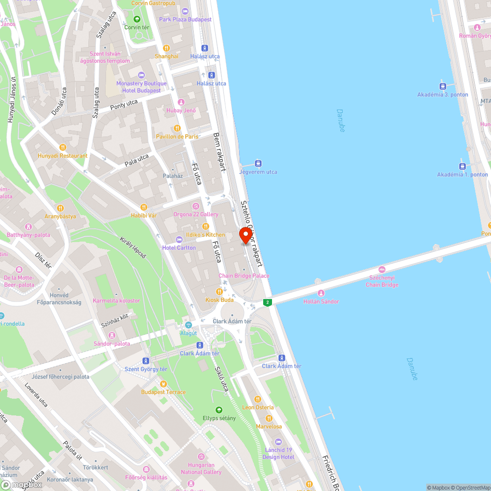 Bem rakparti vízállásmérő bejelentés helye