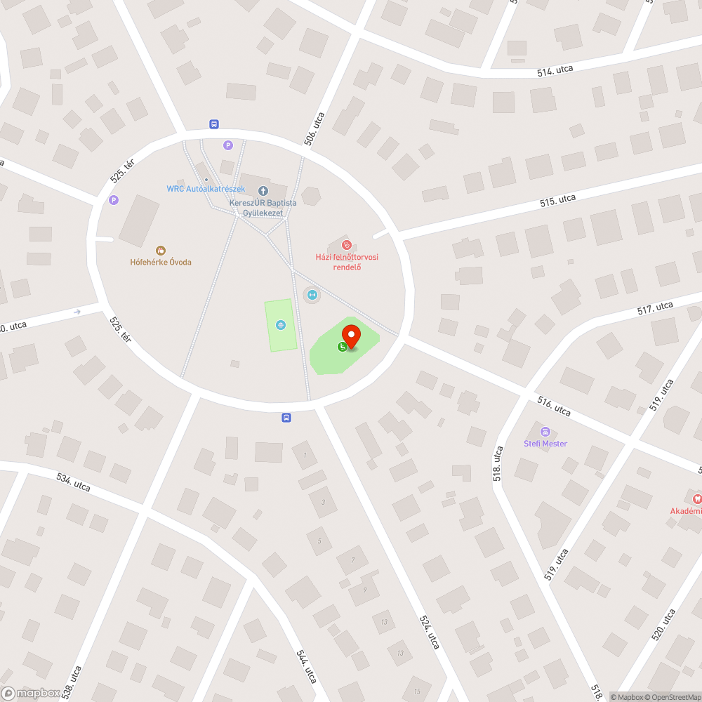 Jatszoteri pad bejelentés helye