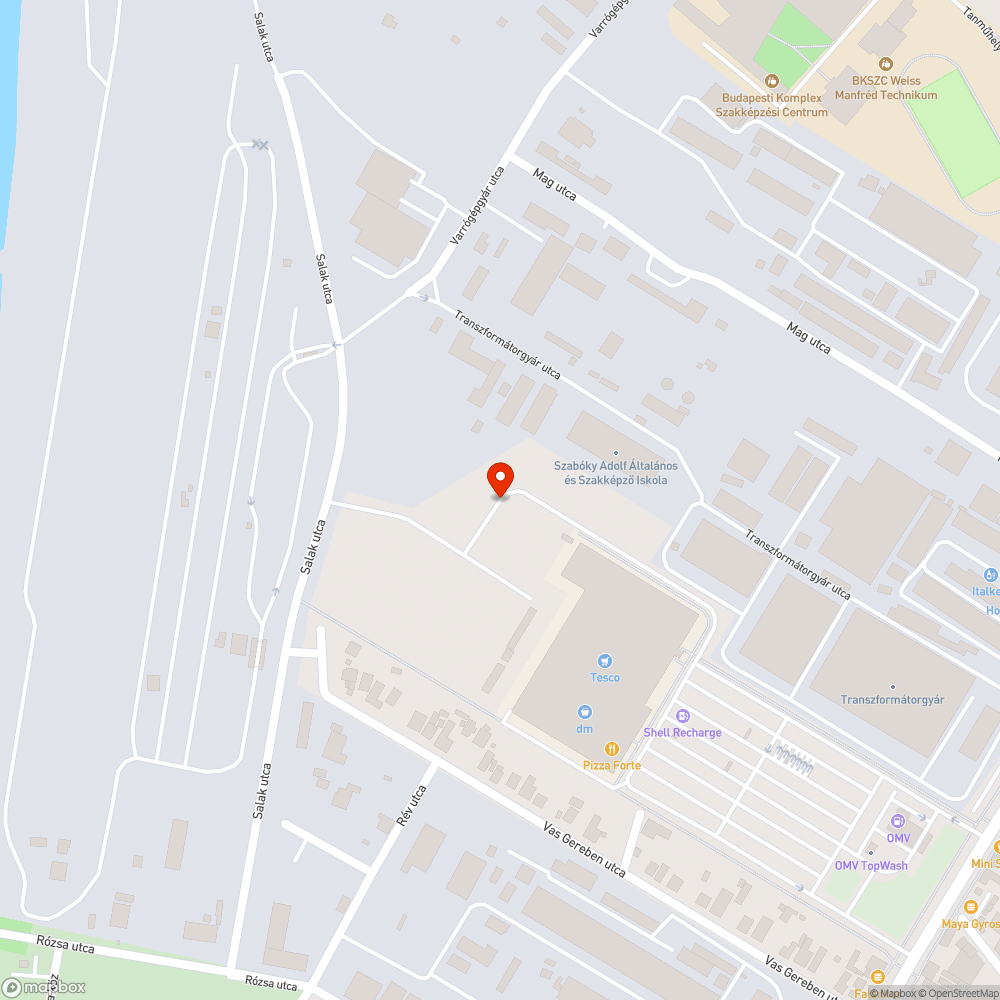 Útburkolati jel hiánya ("zebra") bejelentés helye