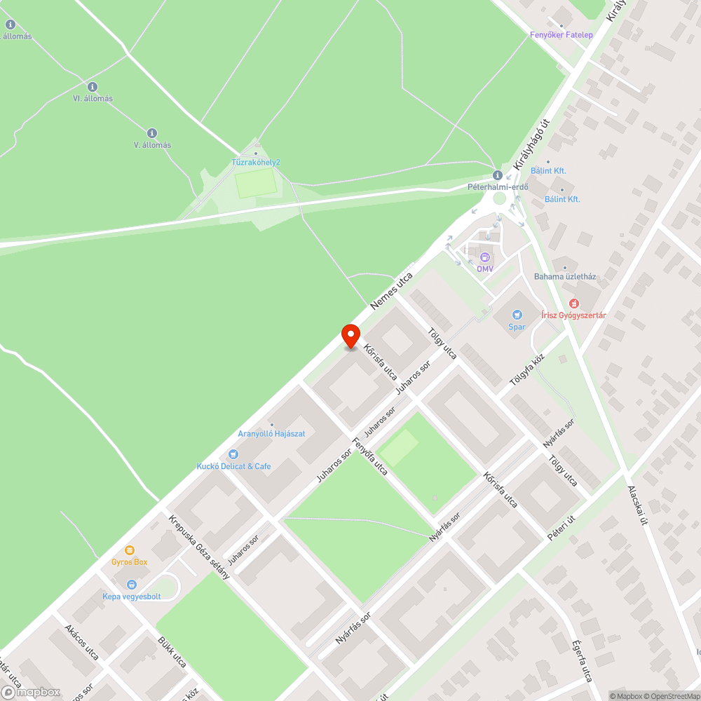 Közlekedés-biztonság bejelentés helye