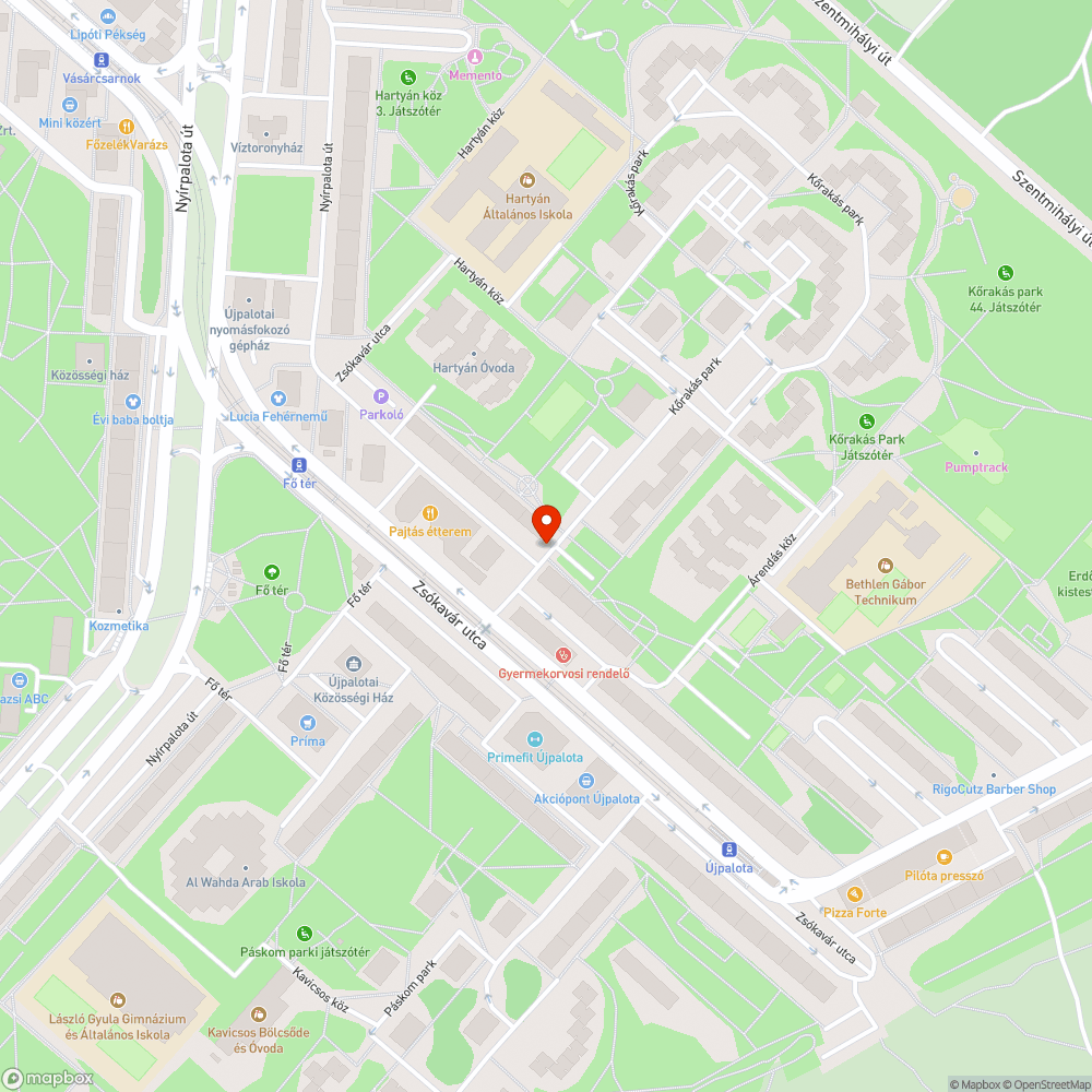 Buckák a fedélen bejelentés helye