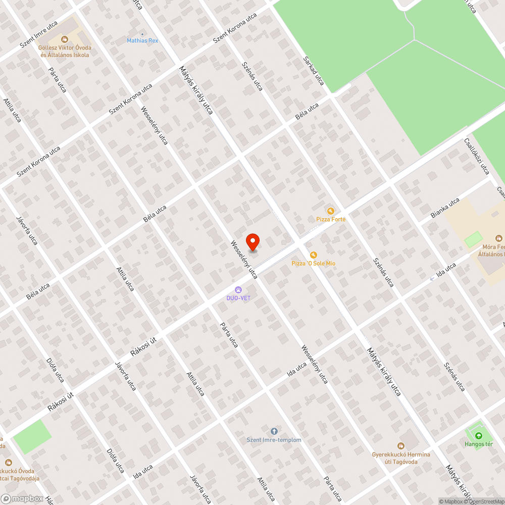 Balesetveszélyes járdaszakasz bejelentés helye