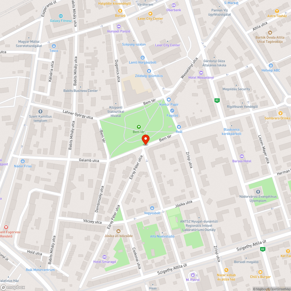 Zebra hiánya bejelentés helye