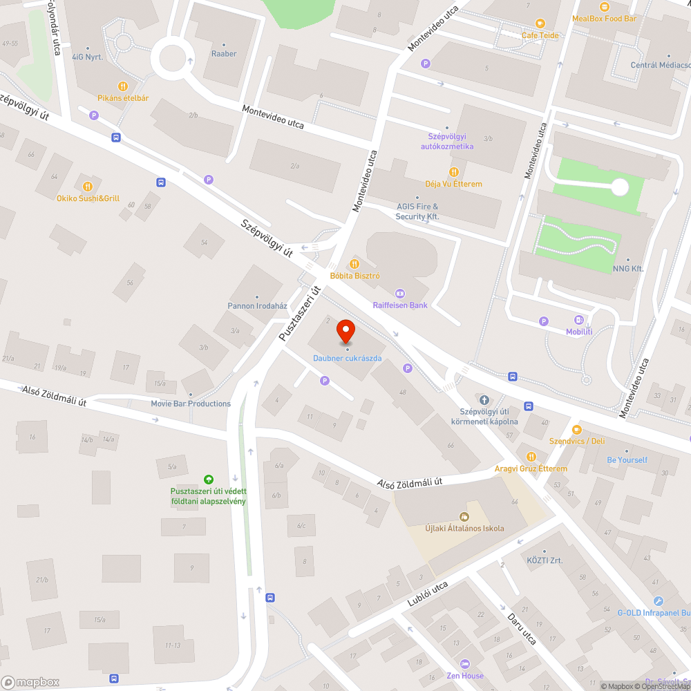 Szabálytalan kanyarodás a Daubnernél bejelentés helye