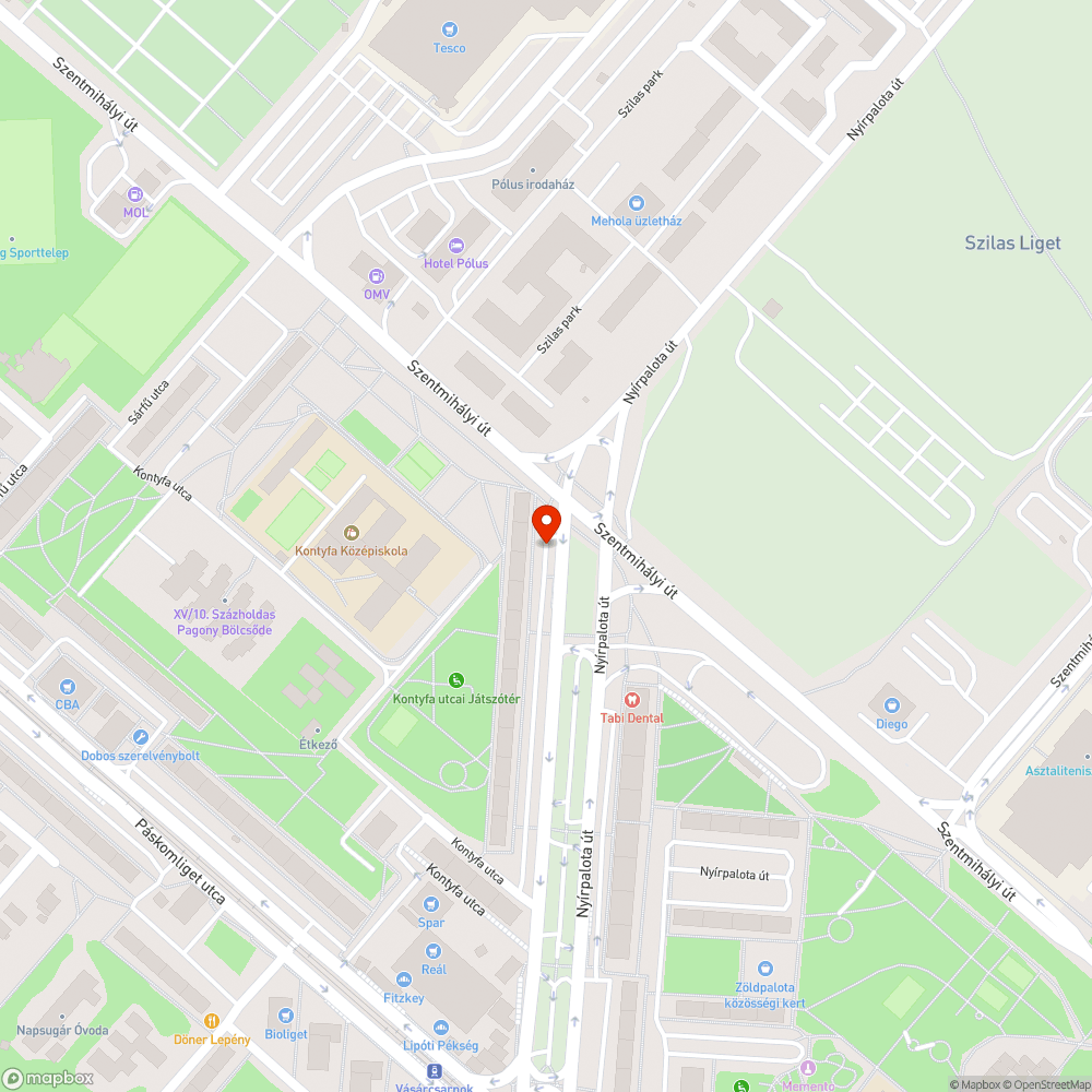 Óriási bokrok bejelentés helye