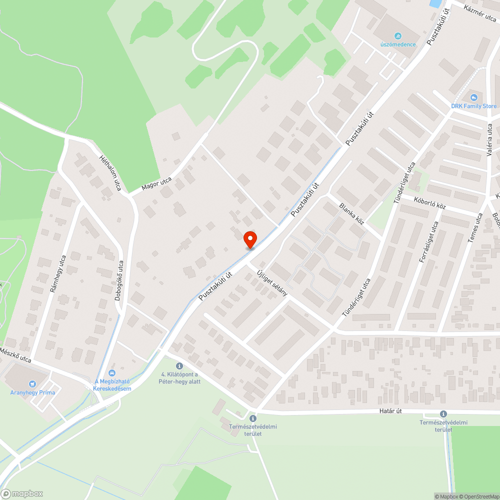 Tavak az aszalton bejelentés helye