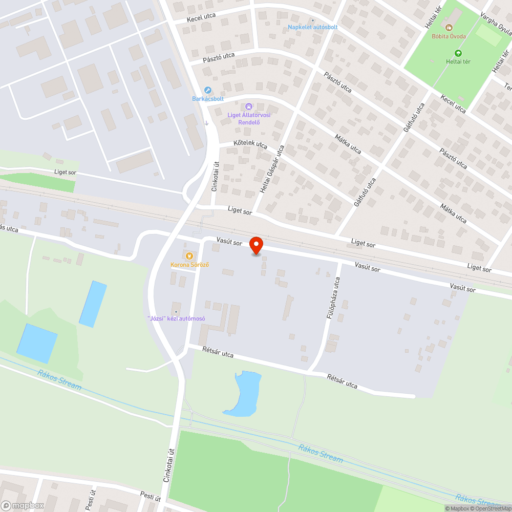 Járhatatlan utca bejelentés helye