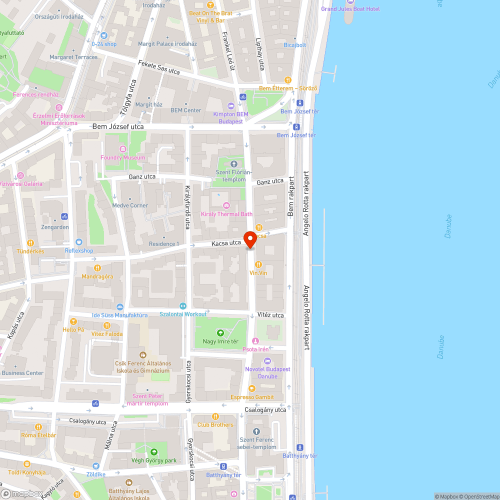 kerékpársáv hibás jelölése (Fő utca) bejelentés helye