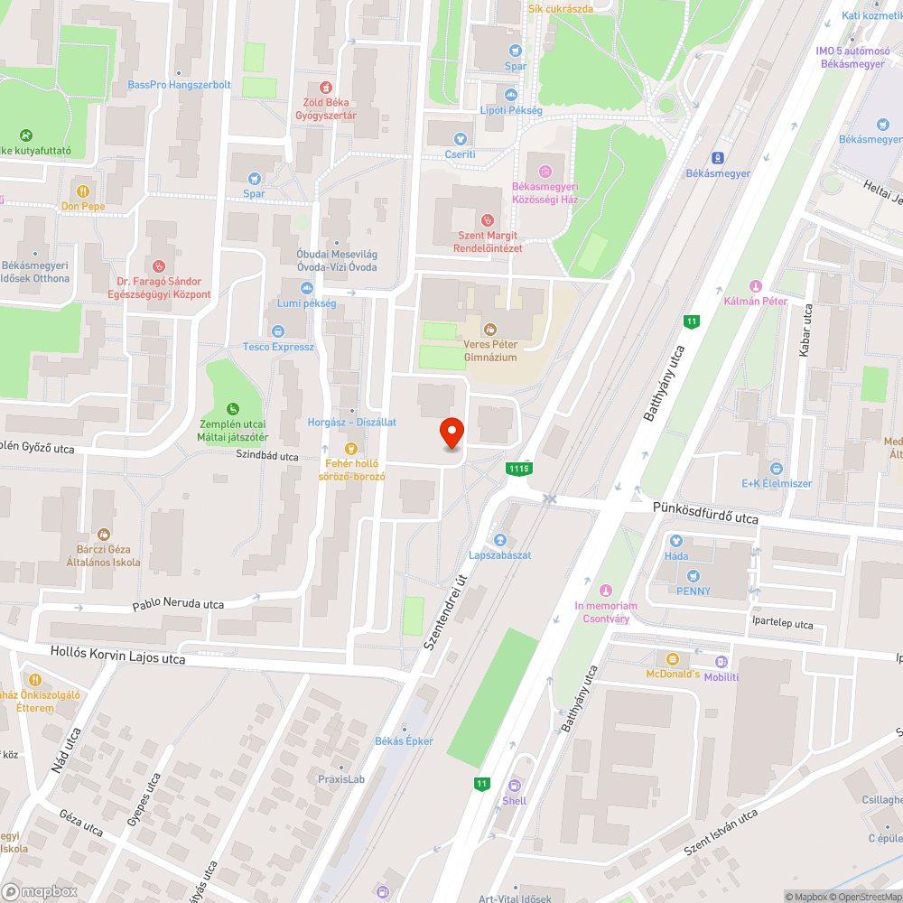 Füvön parkolás bejelentés helye