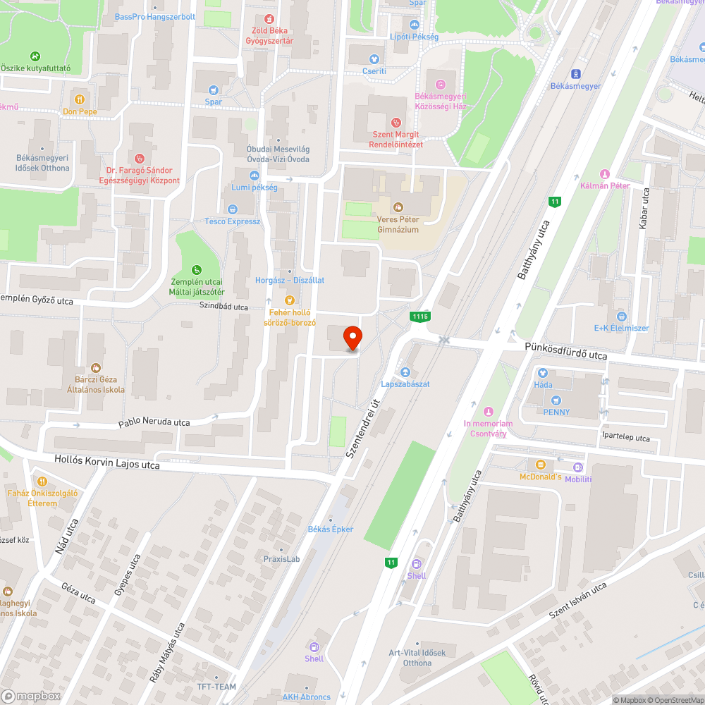 Óriási gödrök bejelentés helye