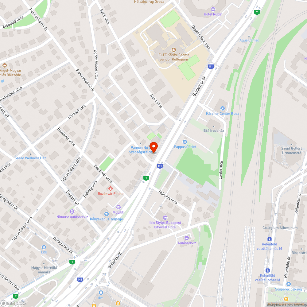 Zajárnyékoló fal hiánya Budaörsi út bejelentés helye