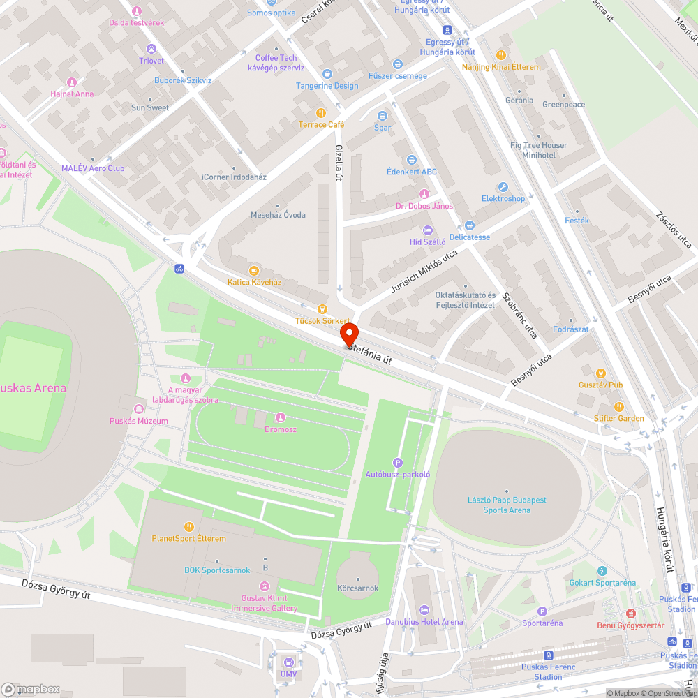 Kátyús kerékpárút bejelentés helye