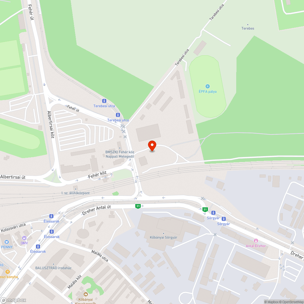 Szemétdomb a sínek mellett az Élessaroknál bejelentés helye