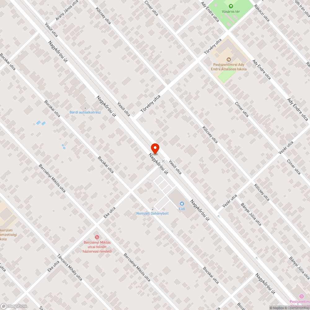 Elhanyagolt buszmegálló bejelentés helye