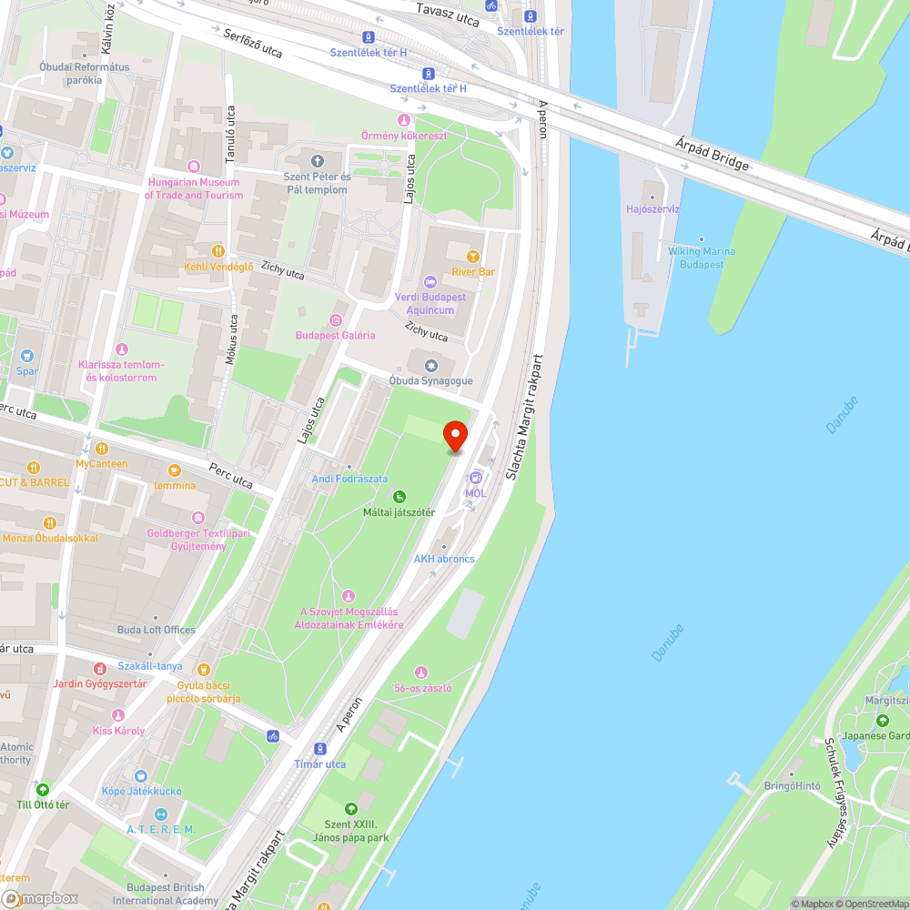 Lekopott útburkolati jelek az Árpád fejedelem útján bejelentés helye