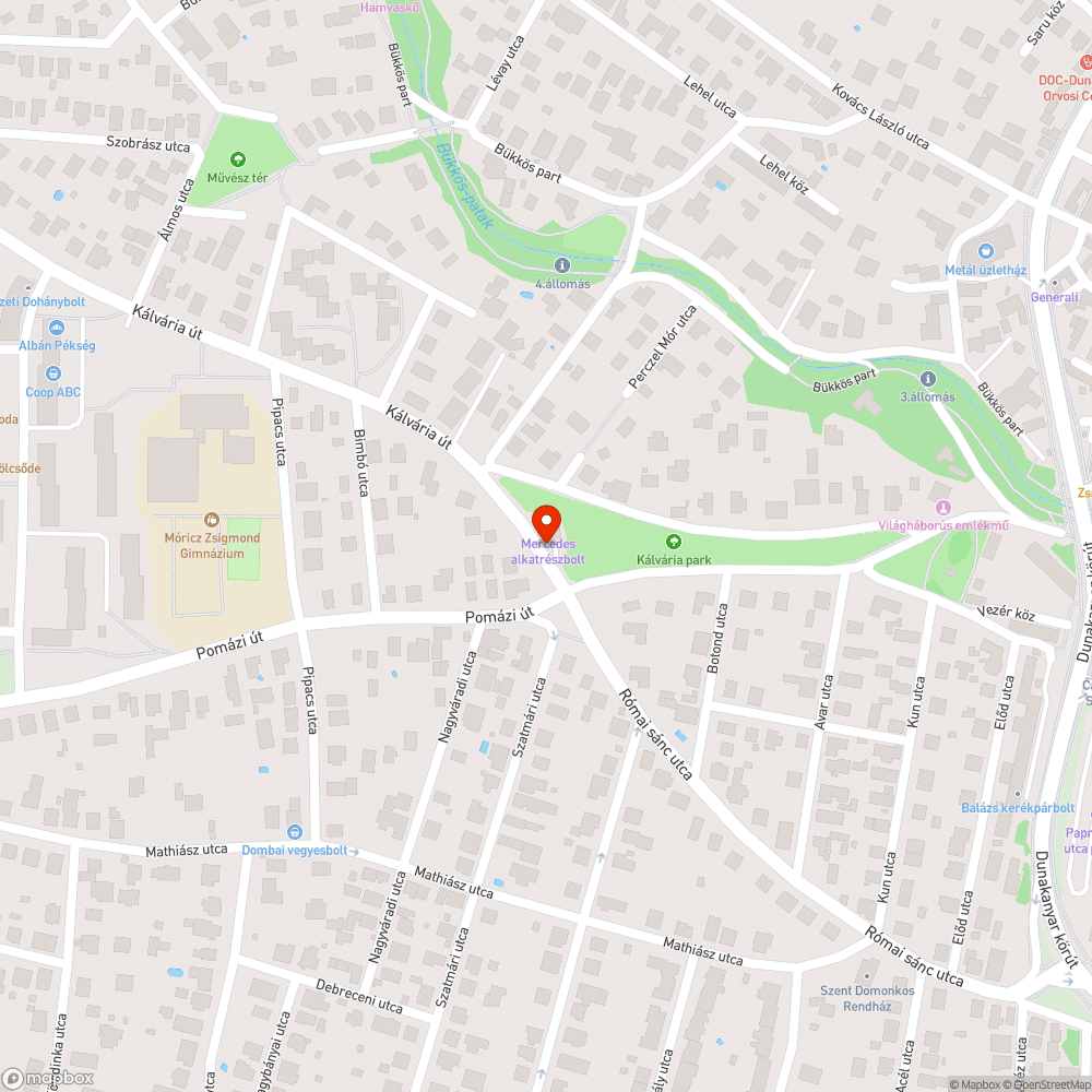 Kiégett közvilágítás bejelentés helye