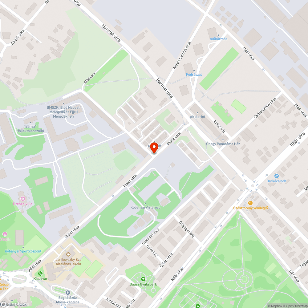 Eltűnt "Kivéve kerékpár" tábla bejelentés helye