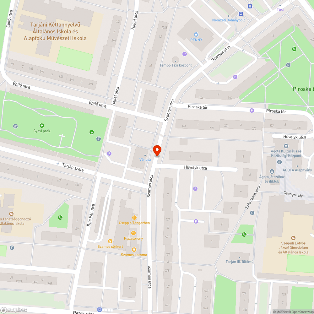 Megsüllyedt járdaszakasz Tarjánban bejelentés helye