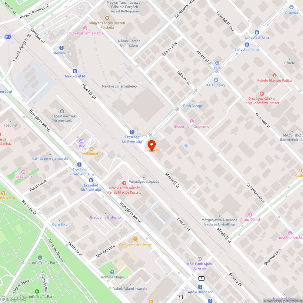 Leparkolt járda bejelentés helye