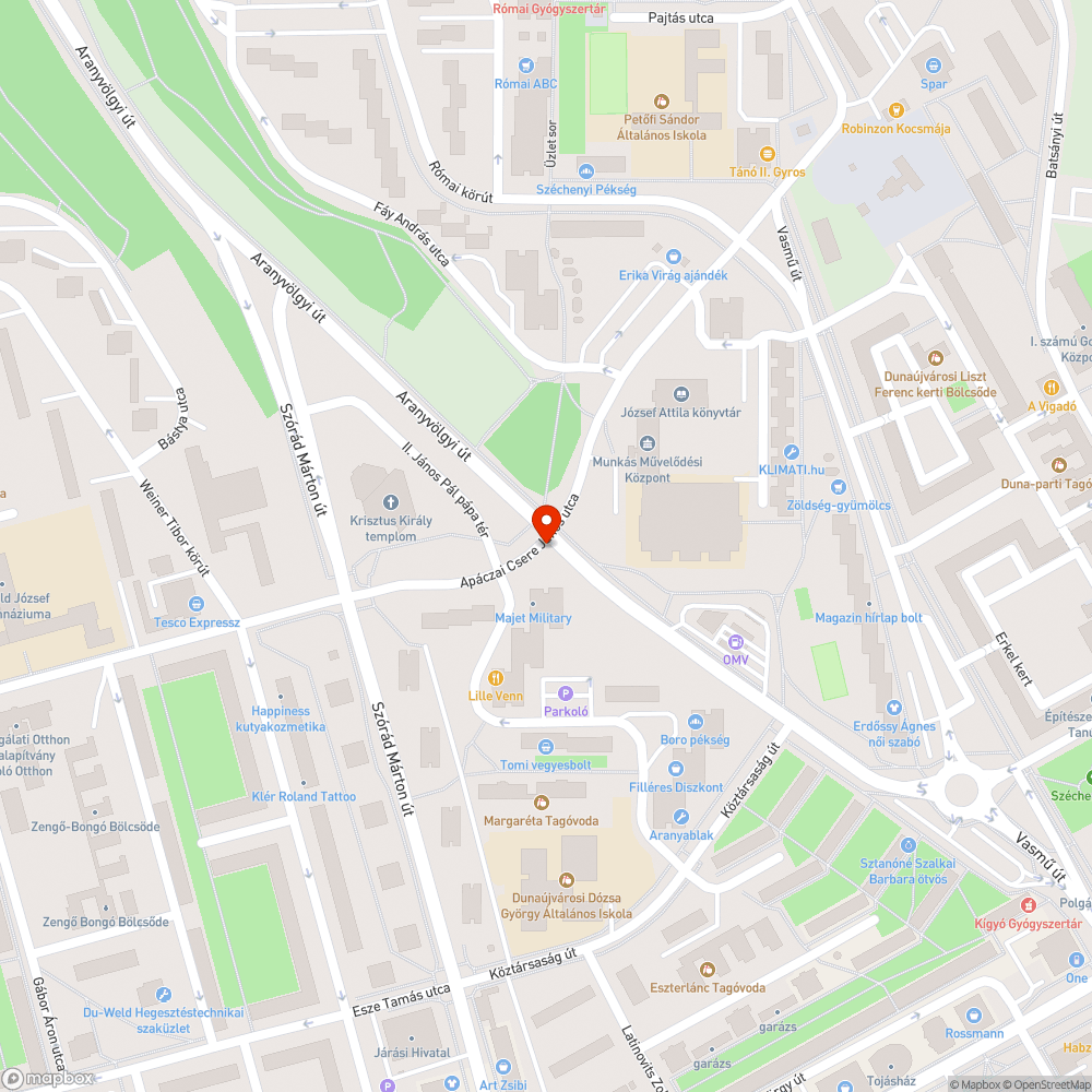 összefirkált szekrény bejelentés helye