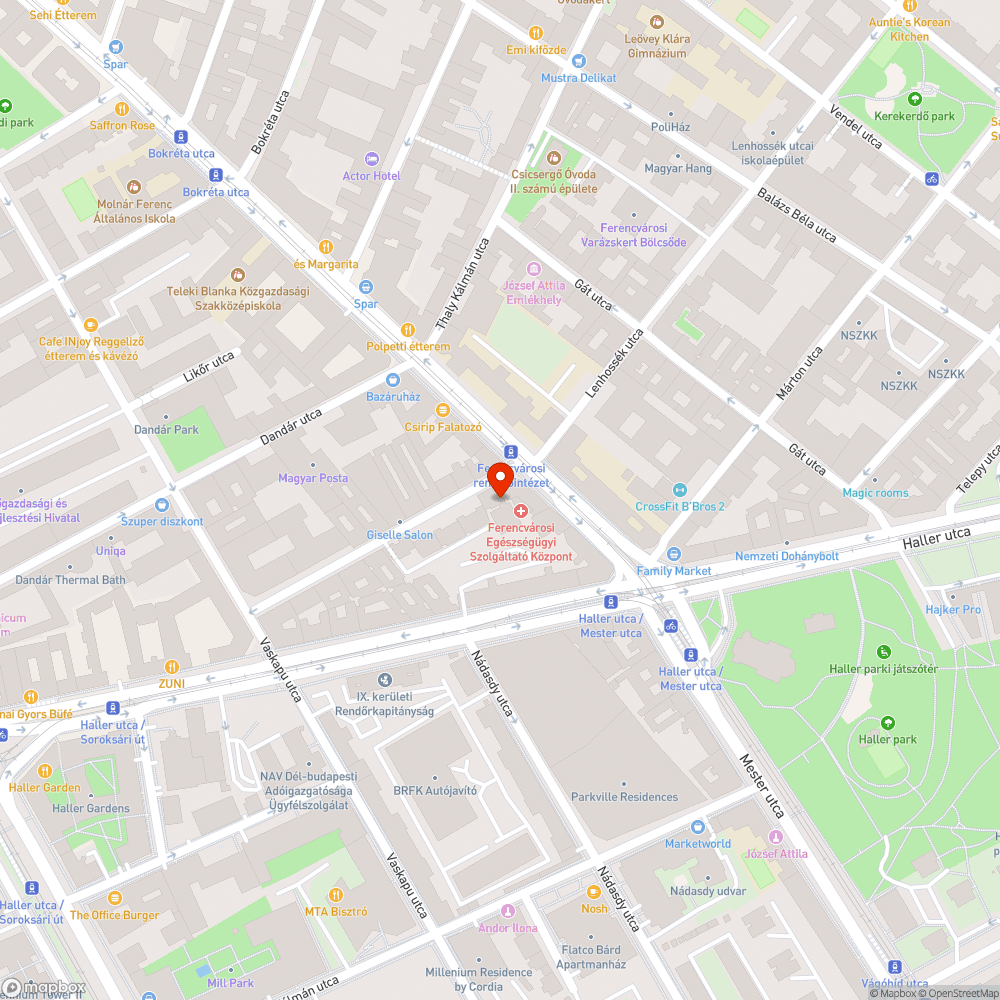 Új kuka felszerelése a háziorvosi rendelő elé bejelentés helye