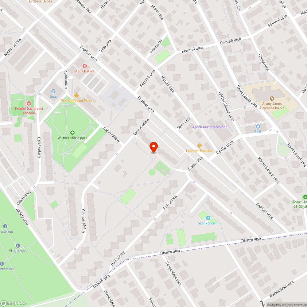 Zöldhulladék bejelentés helye