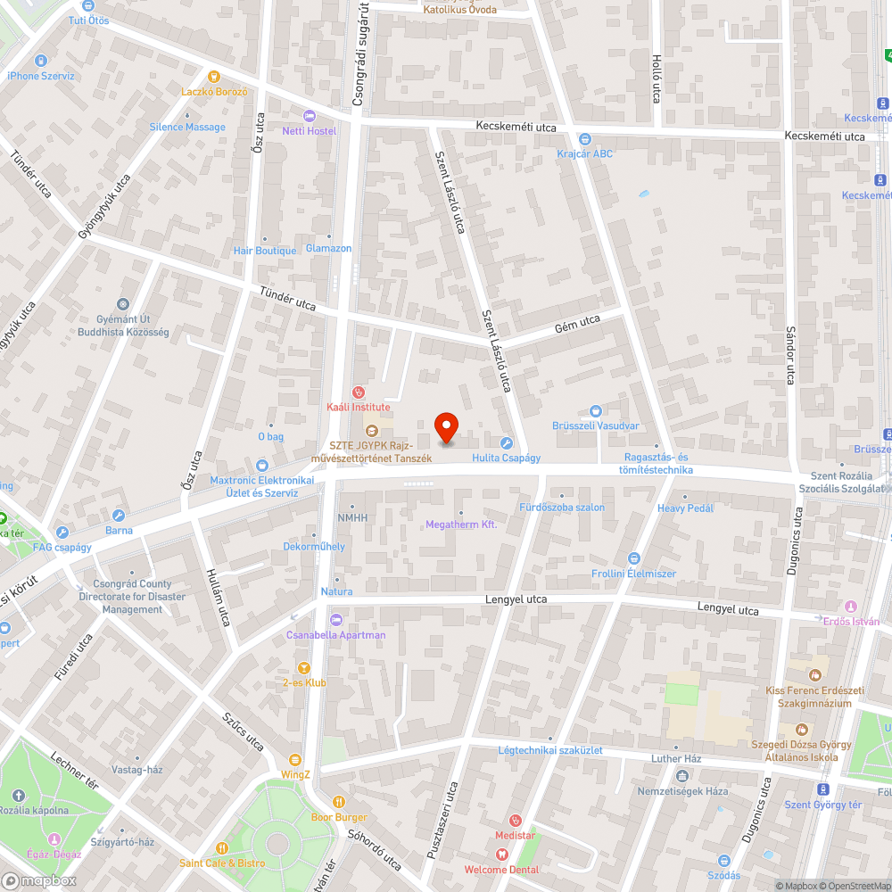 Kapcsolószekrény rom bejelentés helye