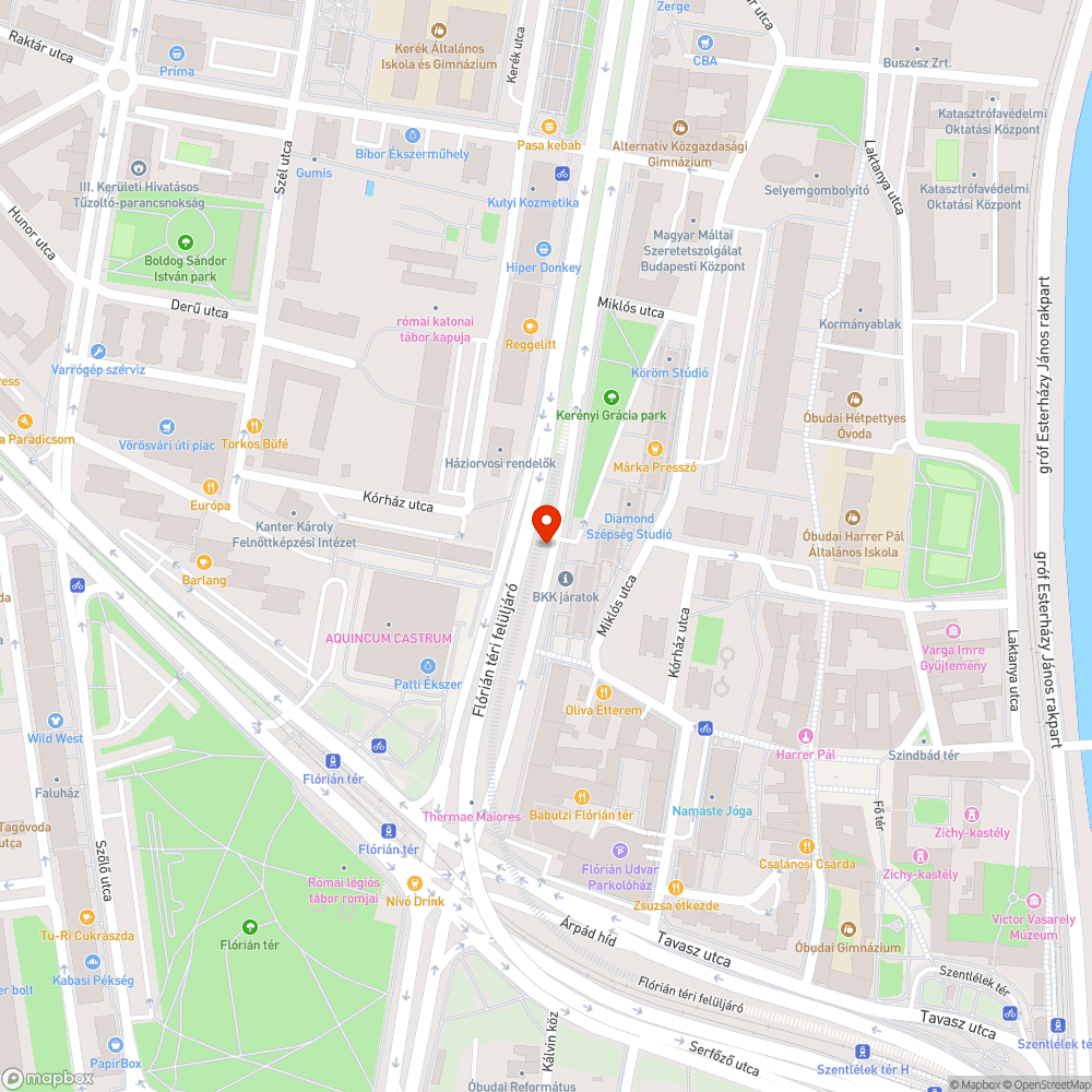 Graffiti bejelentés helye