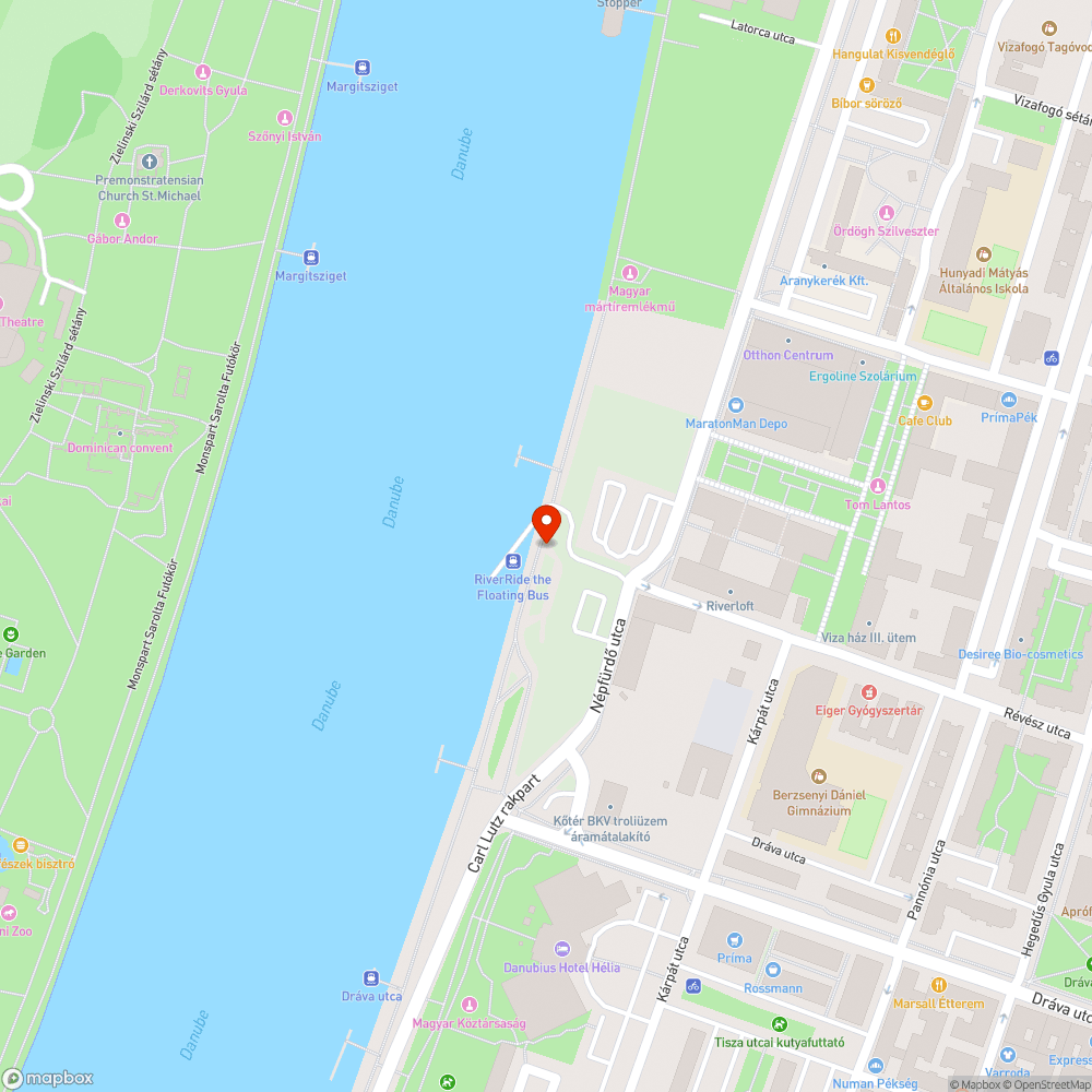 Mocskos Moszkva sétány bejelentés helye