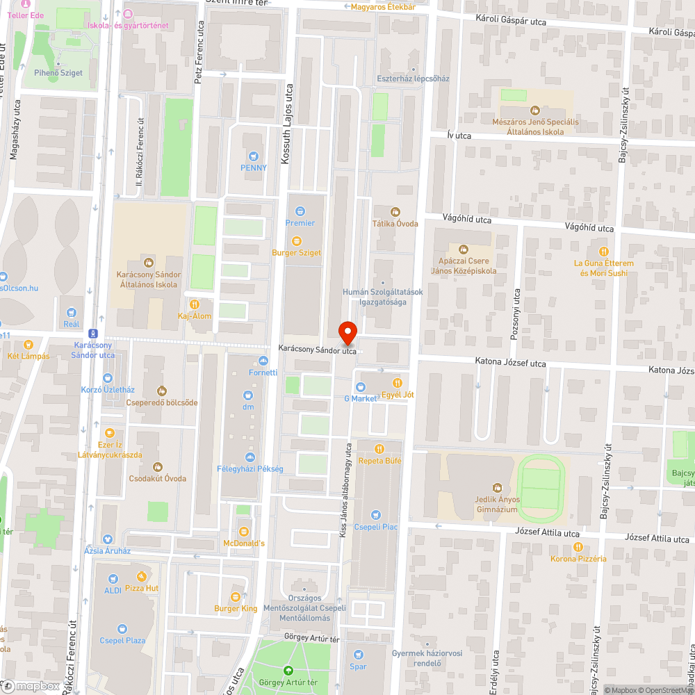 Sérült lépcső bejelentés helye