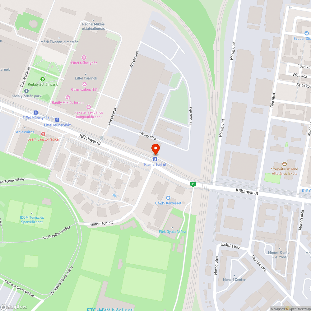 Bedőlt táblás oszlop bejelentés helye