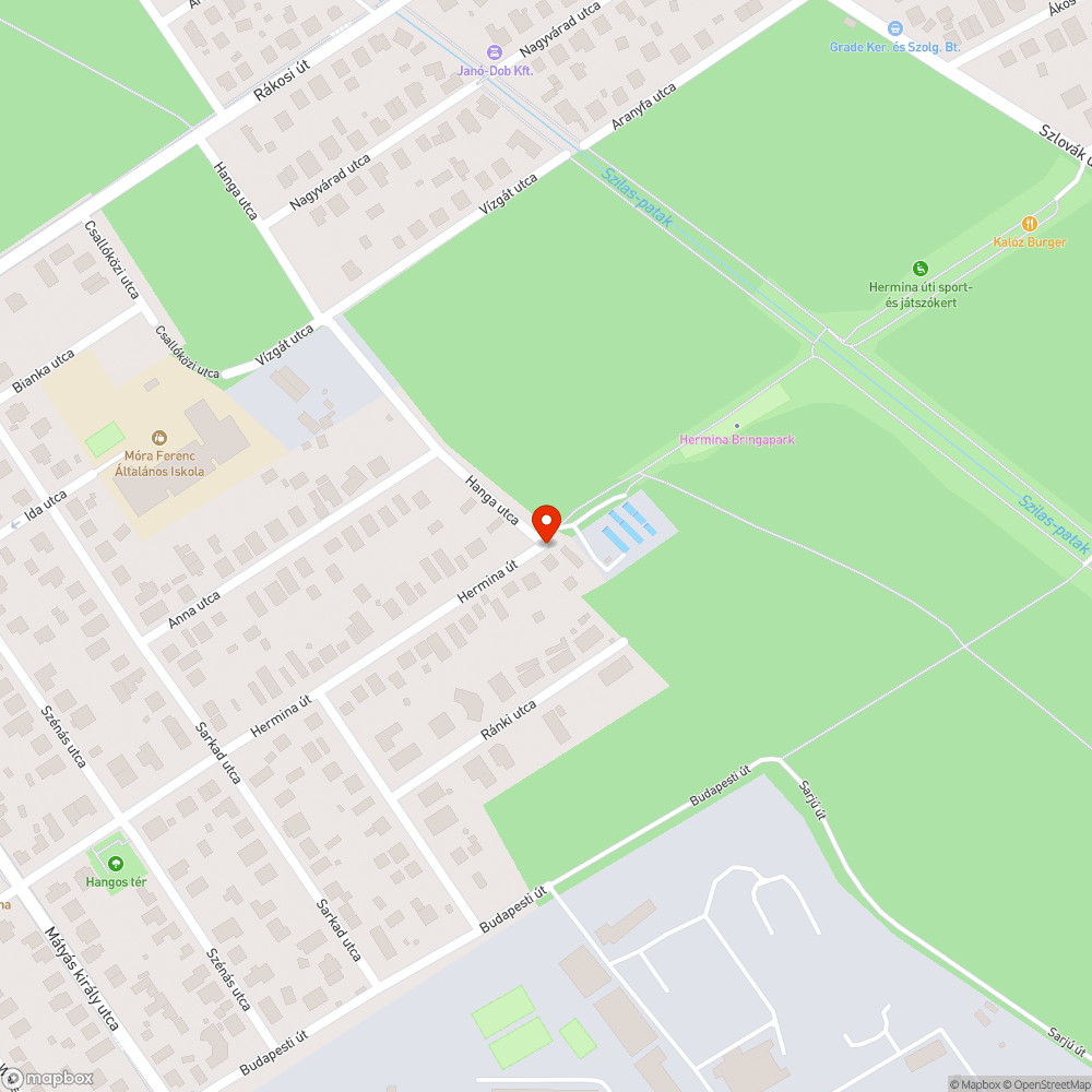 Eldugult víznyelő 1. bejelentés helye