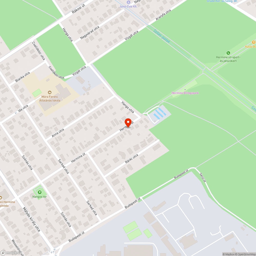 Eldugult víznyelő 2. bejelentés helye