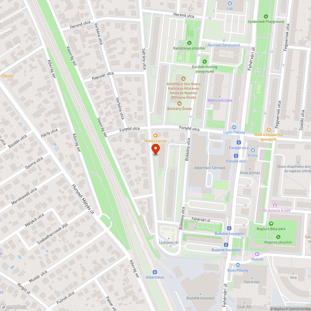 Festetlen közvilágítási oszlop bejelentés helye