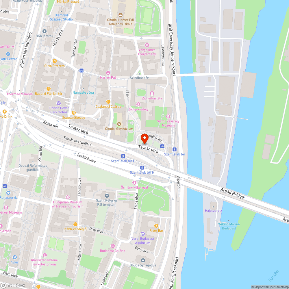 Koszos megálló bejelentés helye