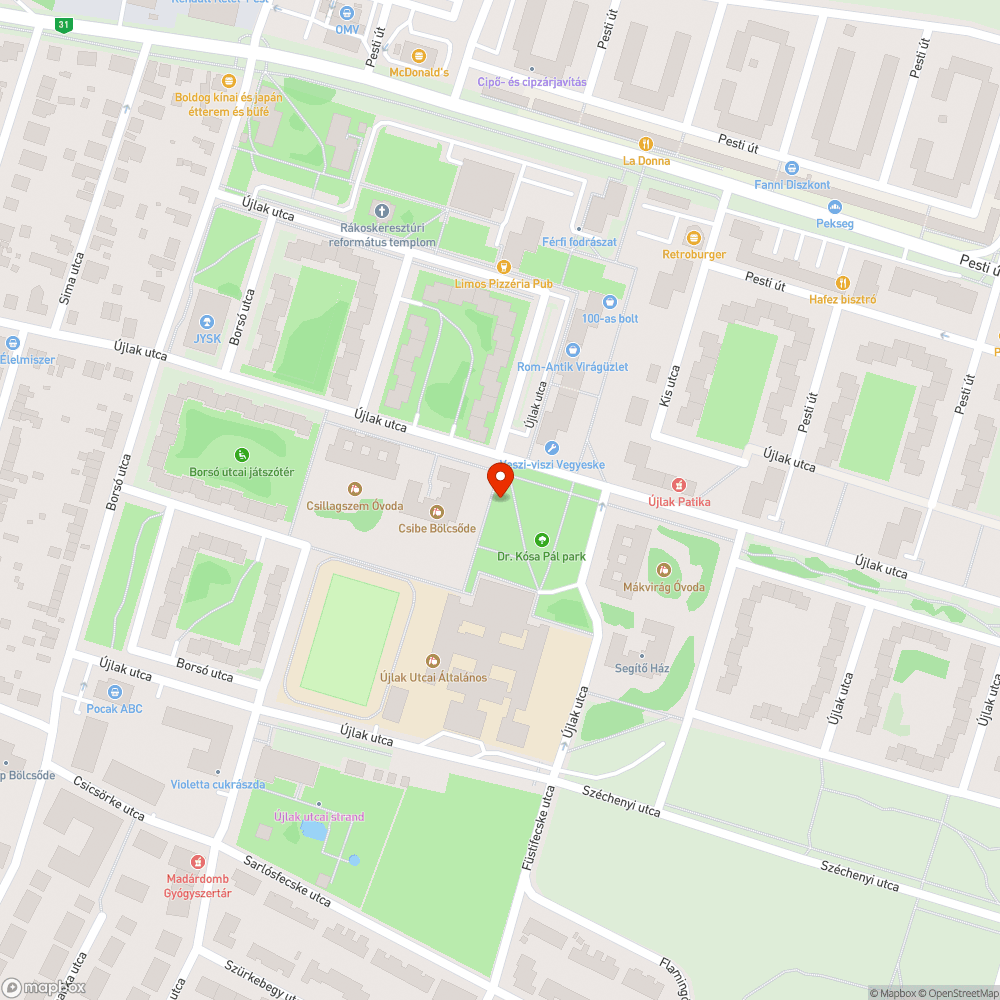 Sérülésveszélyes gödör játszótéren bejelentés helye