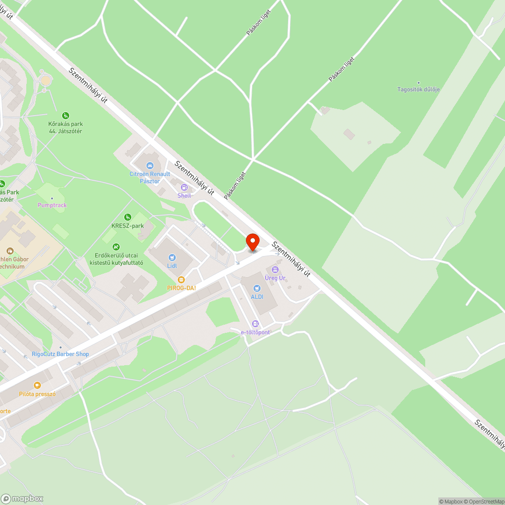 Valaki odaszart bejelentés helye