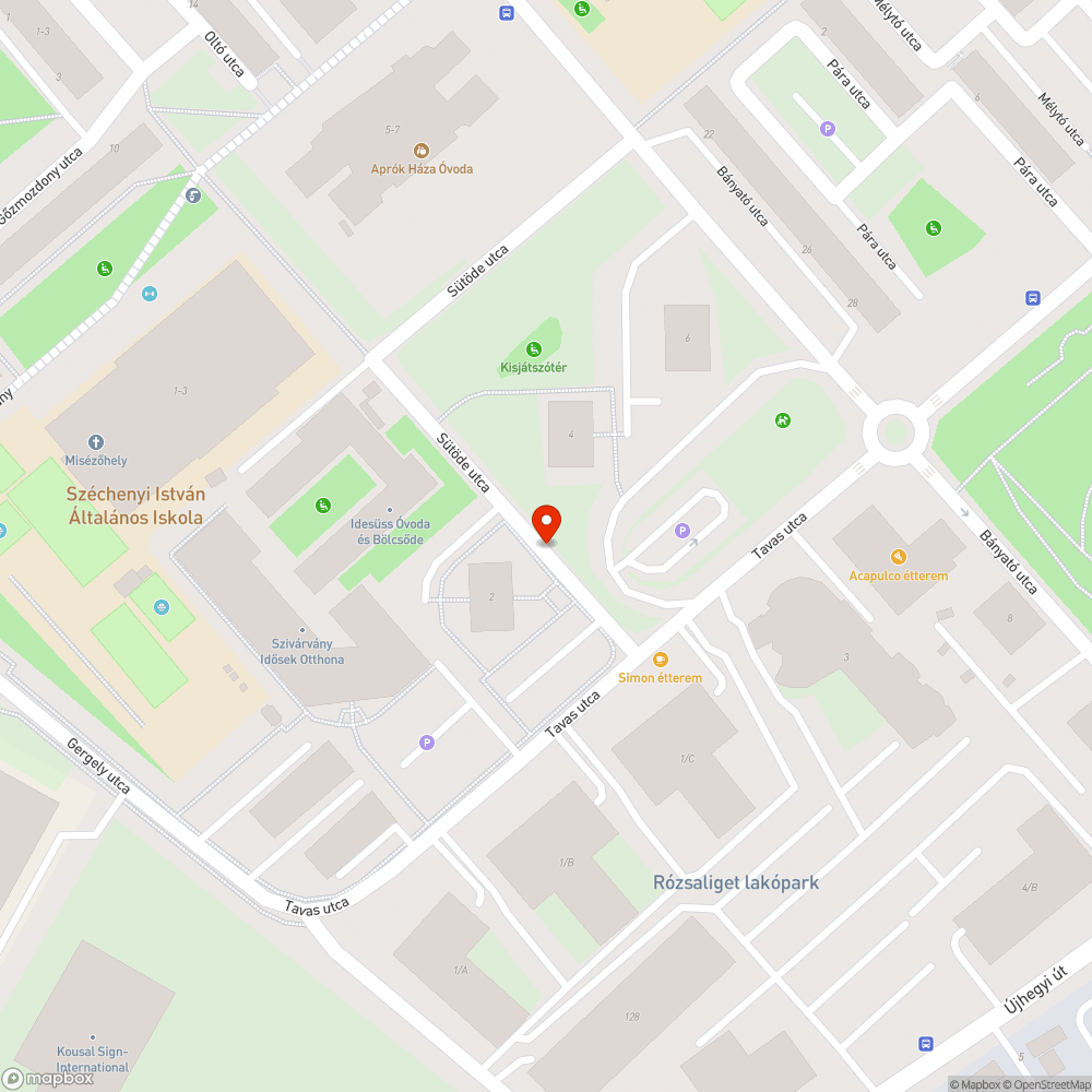 Kiszáradt fa - Sütöde utca bejelentés helye