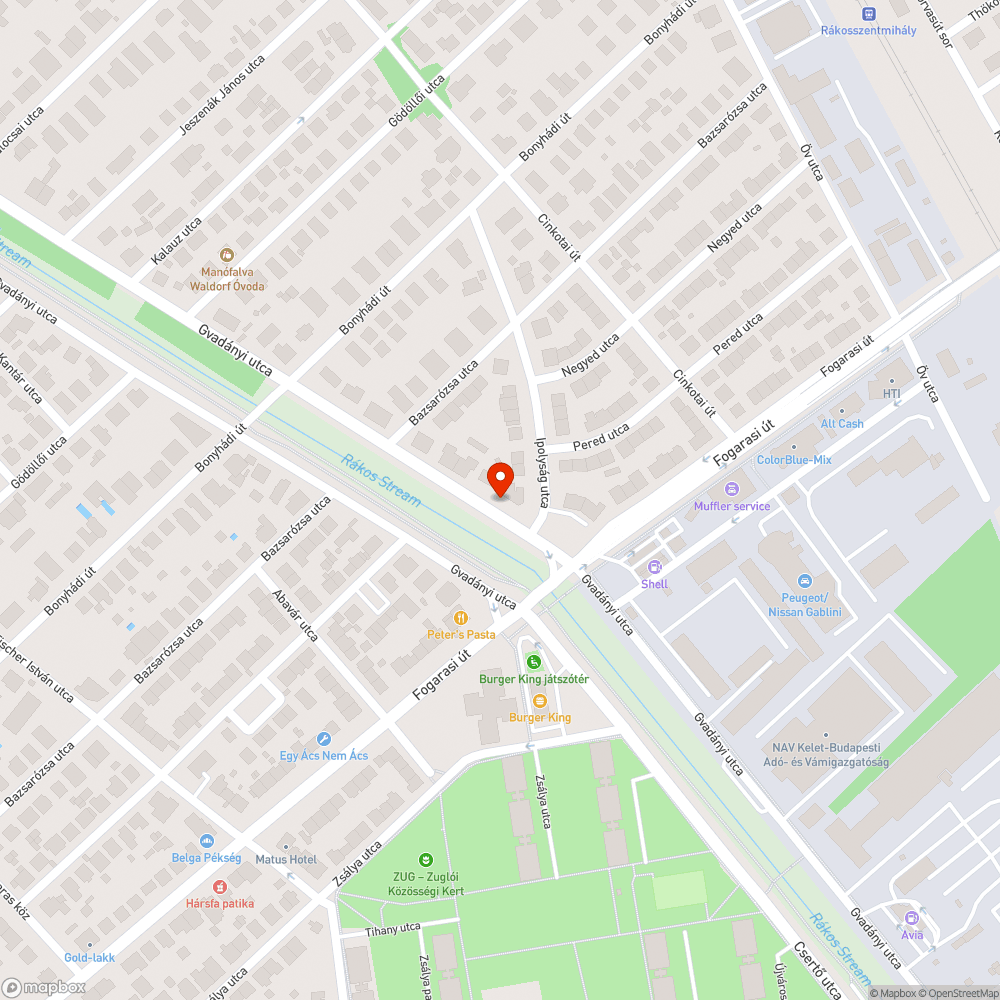 kiszáradt fa bejelentés helye