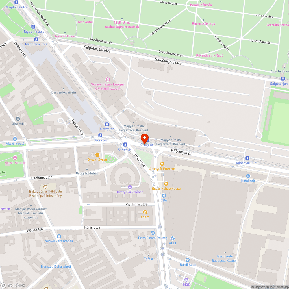 Szemét a buszmegálló mögött a zöldben bejelentés helye