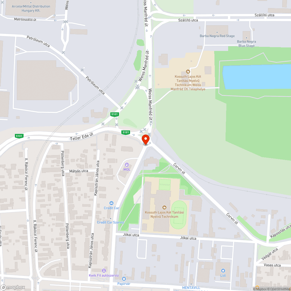 Lekopott gyalogátkelő felfestése bejelentés helye