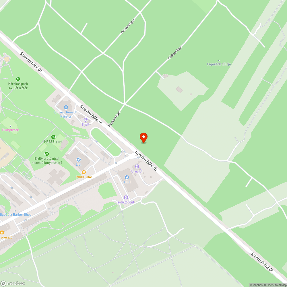 Elbújt utcanévtábla bejelentés helye