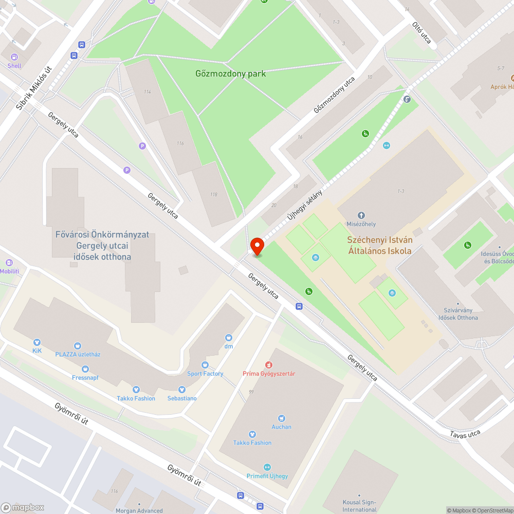 Élettelen fatörzs - Gergely utca bejelentés helye