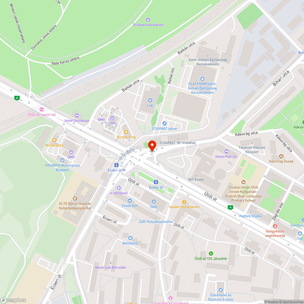 Beszakadt fedél bejelentés helye