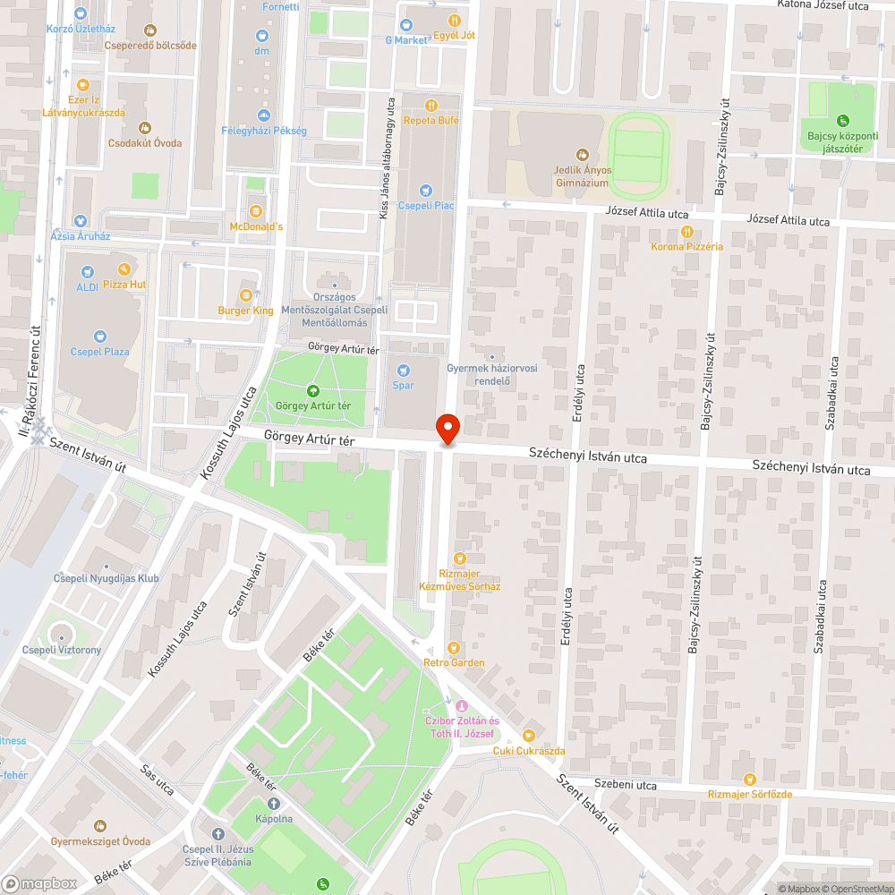 Hiányzó fényterelő bejelentés helye