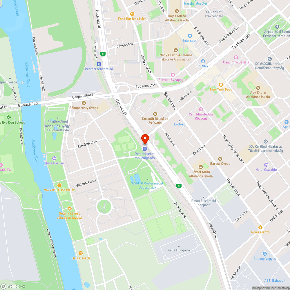 Undorító aluljáró Pesterzsébeten bejelentés helye