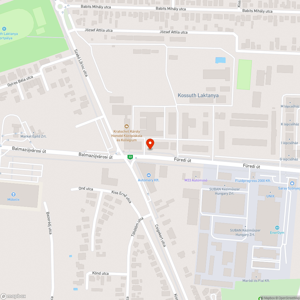 Nyitva a  kandelláber szekrény bejelentés helye