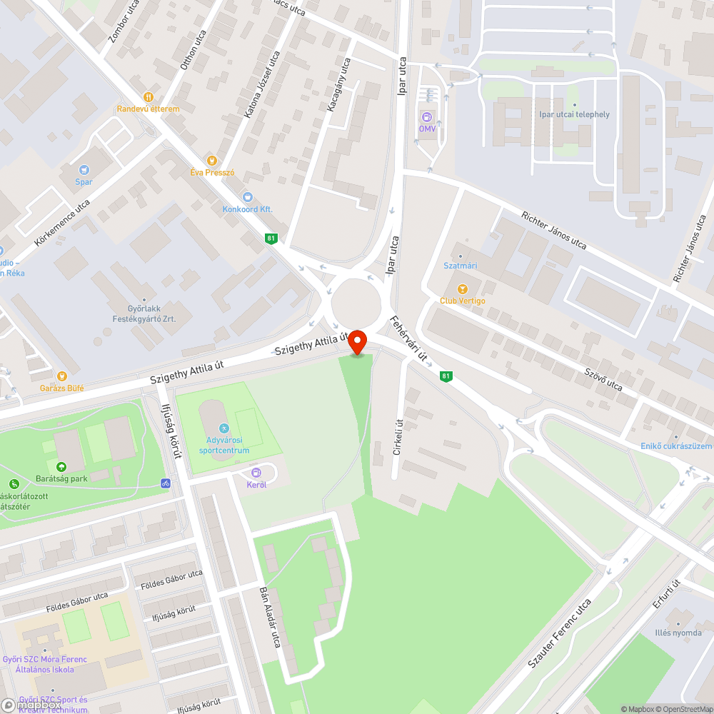 Kiszáradt ág bejelentés helye