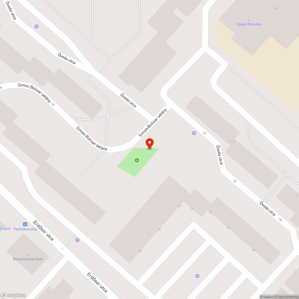 Elhasználódott homokozó keret bejelentés helye